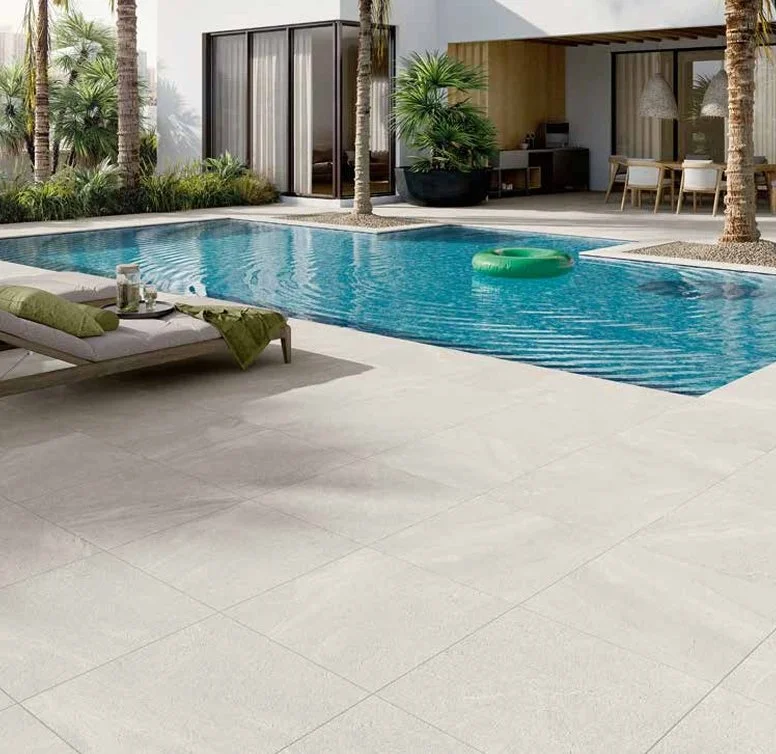 Bolick Dist. Del Conca Residential Outdoor Tile / Collection: New England / Color: White -SKU: HEN210 / Size: 24" x 24" - (Available in more sizes!) / No link available to see enhanced view! 