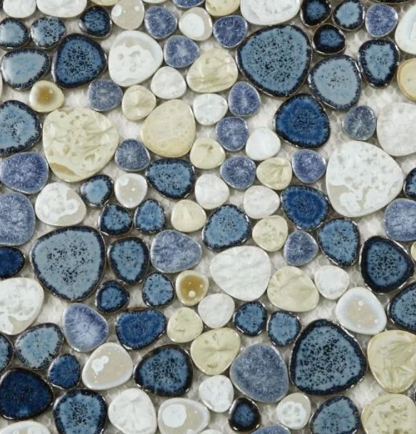 Elysium Residential Mosaic Tile (Can also be used in pools!) (*ARM 39) / Collection: Growing / Color: Ocean - SKU: M604 / Size: "11.50 x 11.50" - (Only size available!) / Click on picture above to see enhanced view!