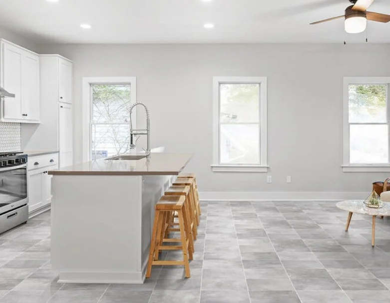 BeauFlor Luxury Sheet Vinyl (Linoleum) / Collection: BlacktexHD / Color: Denim 997M / (Available in 13'2 Foot Rolls) / (Available in 6 other colors!) / Click on picture above to see additional colors!