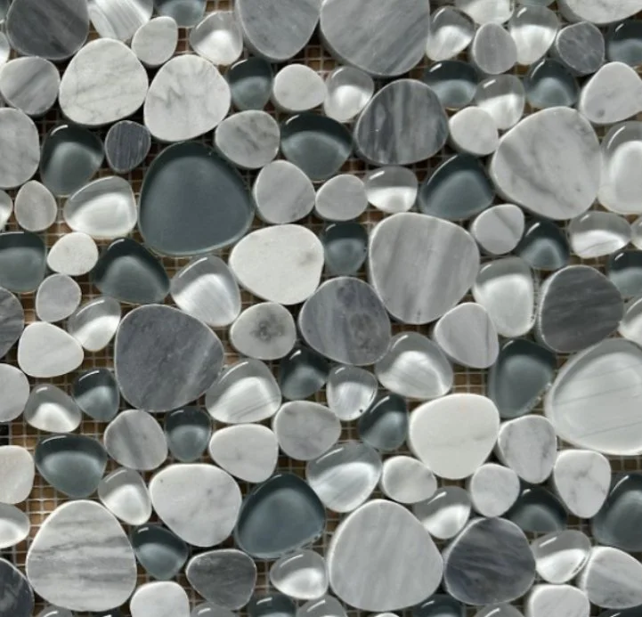 Elysium Residential Mosaic Tile (*ARM 21) / Collection: Peach / Color: Grey - SKU: M4634 / Size: "12 x 12" - (Only size available!) / Click on picture above to see enhanced view!