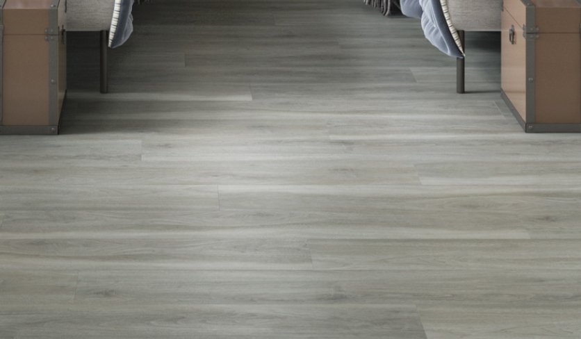 NovaFlor Residential Luxury Vinyl Plank / Collection: Ellis / Color: Trinity Canadian Walnut / (Available in click or glue down!) / Click on picture above to see enhanced view!