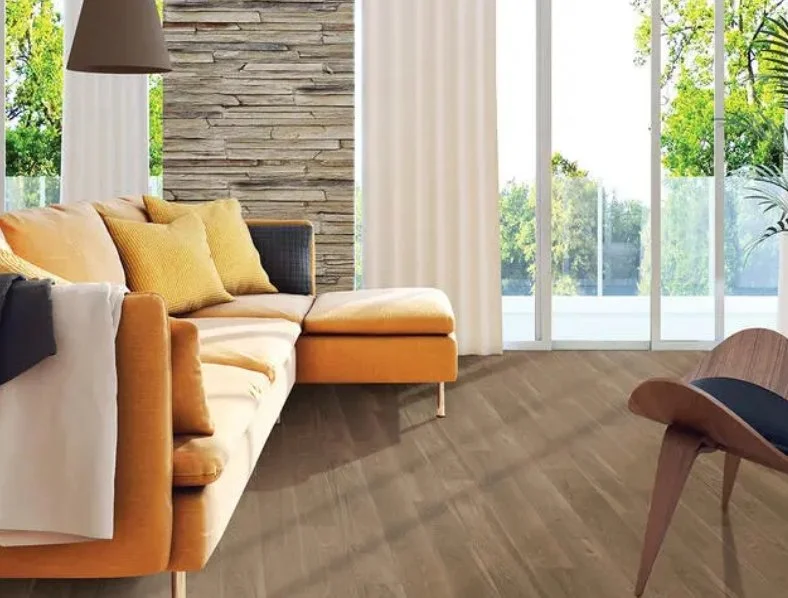 BeauFlor Luxury Sheet Vinyl (Linoleum) / Collection: Omega + / Color: Stellar Oak Peanut 616M / (Available in 12' Foot Rolls) / (Available in 6 other colors!) / Click on picture above to see additional colors!
