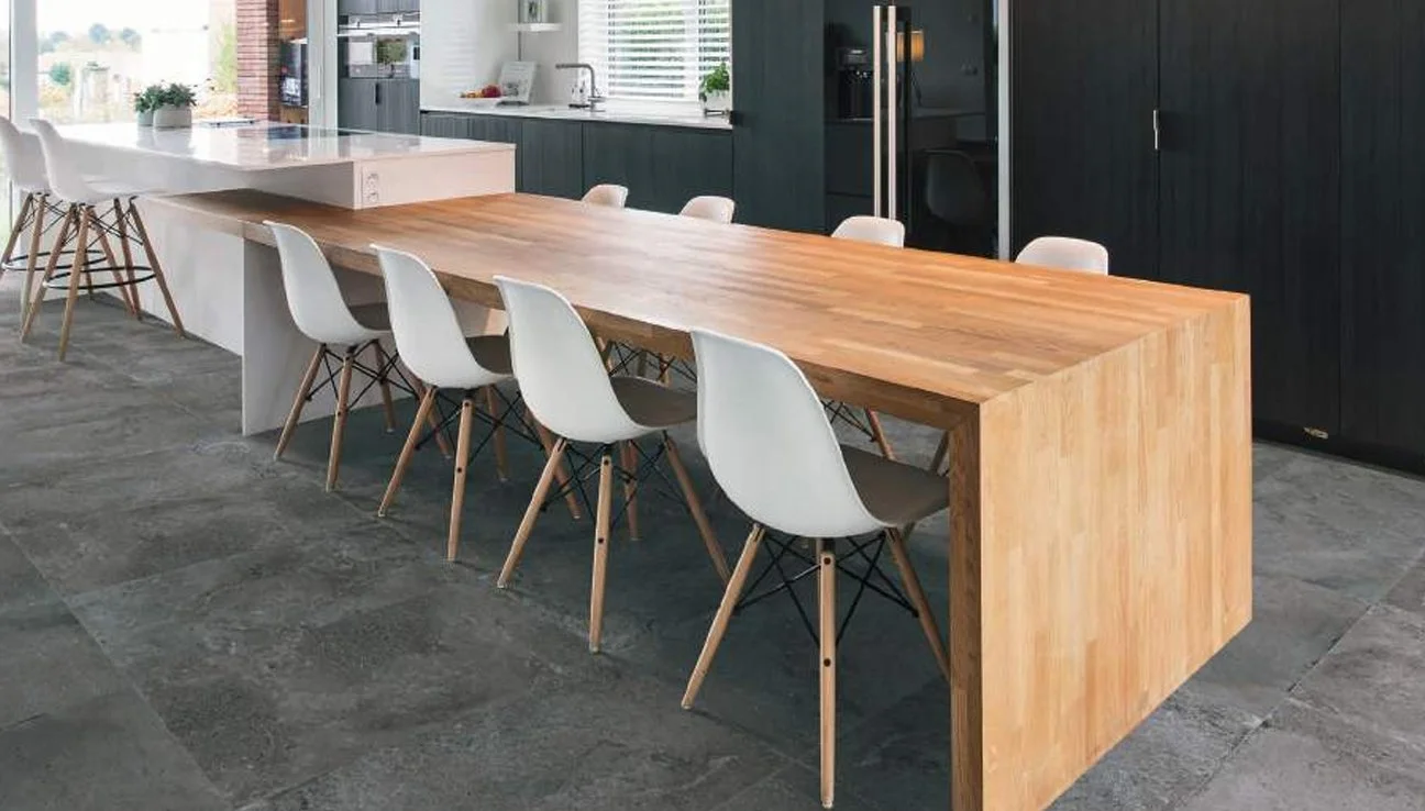 Bolick Dist. Del Conca Residential Porcelain Tile / Collection: Chamonix / Color: Dark Gray-SKU: HCX08 / Size: 10" x 12" - (Available in more sizes!) / No link available to see enhanced view! 