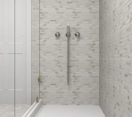 Viking Dist. Anthology Residential Mosaic Wall Tiles / Collection: Ridge Hills / Color: Sandy Cliffs - SKU: ANTHEESC / Size: "12 x 12" - (Only size available!) / No link available to see enhanced view!