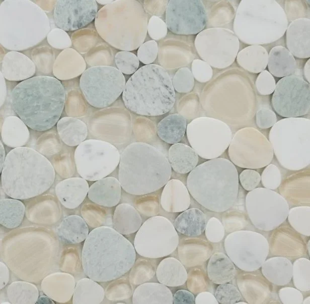 Elysium Residential Mosaic Tile (*ARM 21) / Collection: Peach / Color: Spring - SKU: M4819 / Size: "12 x 12" - (Only size available!) / Click on picture above to see enhanced view!