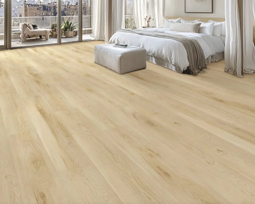 Brandon Co. Diamond Living Residential Luxury Vinyl Plank / Collection: Level Best II / Color: Clear Maple / (Available in glue down!) No link available to see enhanced view!