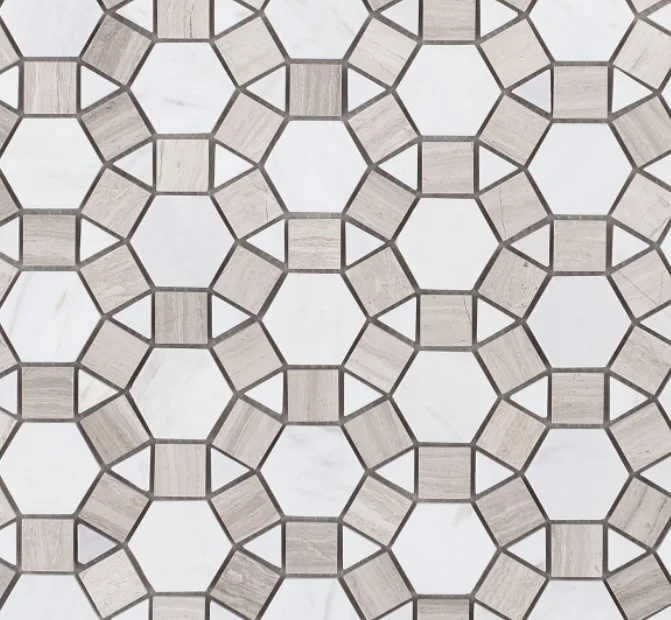 Elysium Residential Mosaic Tile (*ARM 9) / Collection: Aether / Color: Loft - SKU: M233 / Size: 11.50" x 12" - (Only size available!) / Click on picture above to see enhanced view!