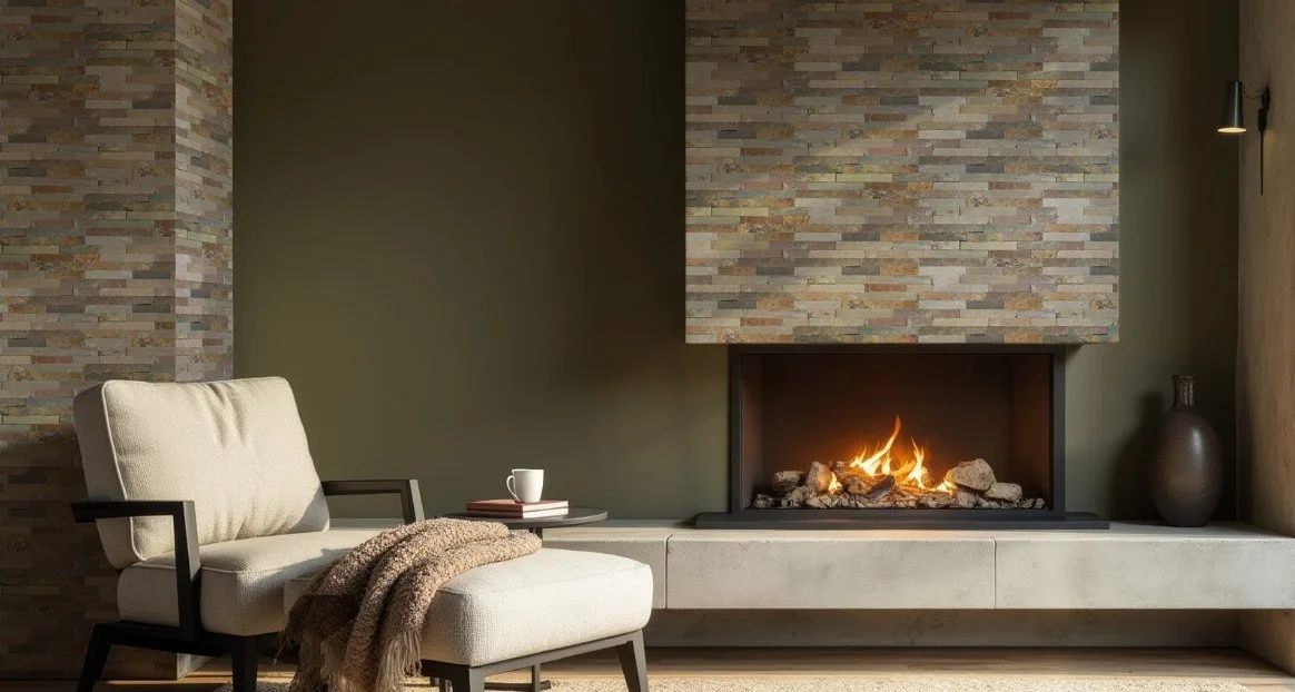 Brandon Co. Akua Residential Mosaics (Made from real stone!) / Collection: Slim Brick Series / Color: Multicolor / Size: "16 x 4" - (Only size available!) / No link available to see enhanced view!