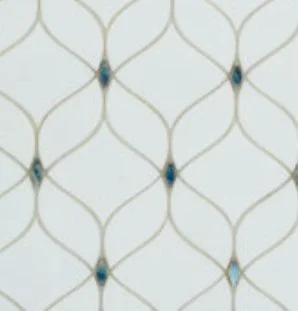 Viking Dist. Anthology Residential Mosaic Wall Tiles / Collection: D-Lux Pearl / Color: Adley White - SKU: ANTHDLPAW / Size: "11 x 12" - (Only size available!) / No link available to see enhanced view!