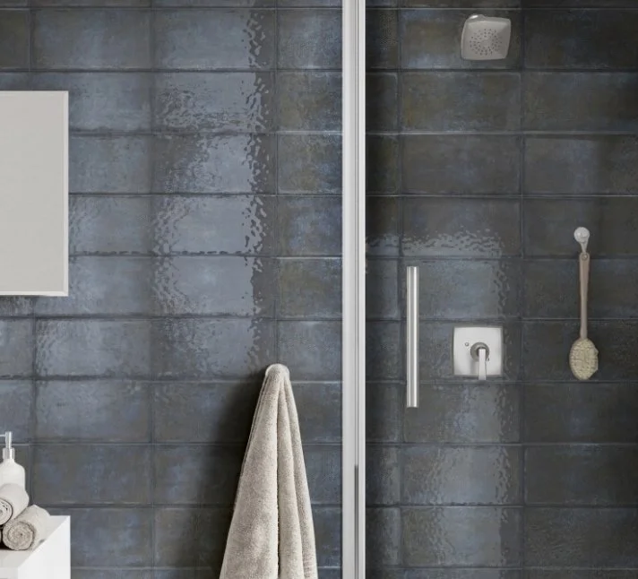 Esmer Residential Glazed Ceramic Wall Tile / Collection: Exhale / Color: Azul / SKU:    W32EXHAAZ0612 / Size: 6" x 12" - (Only size available!) / Click on picture above to see enhanced view!