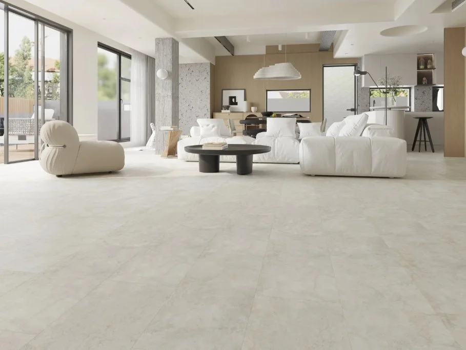 Brandon Co. Diamond Living Residential Luxury Vinyl Plank / Collection: Rome Tile Collection / Color: Santorini / (Available in glue down!) No link available to see enhanced view!