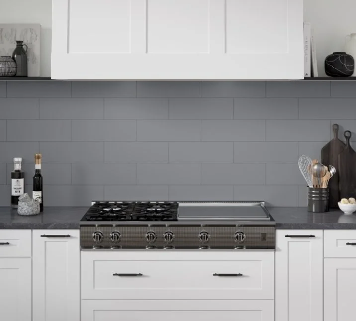 Esmer Residential Glazed Ceramic Wall Tile / Collection: Catch / Color: Silicon / SKU: F14CATCSI0306SBP / Size: 6" x 18" - (Available in more sizes!) / Click on picture above to see enhanced view! 