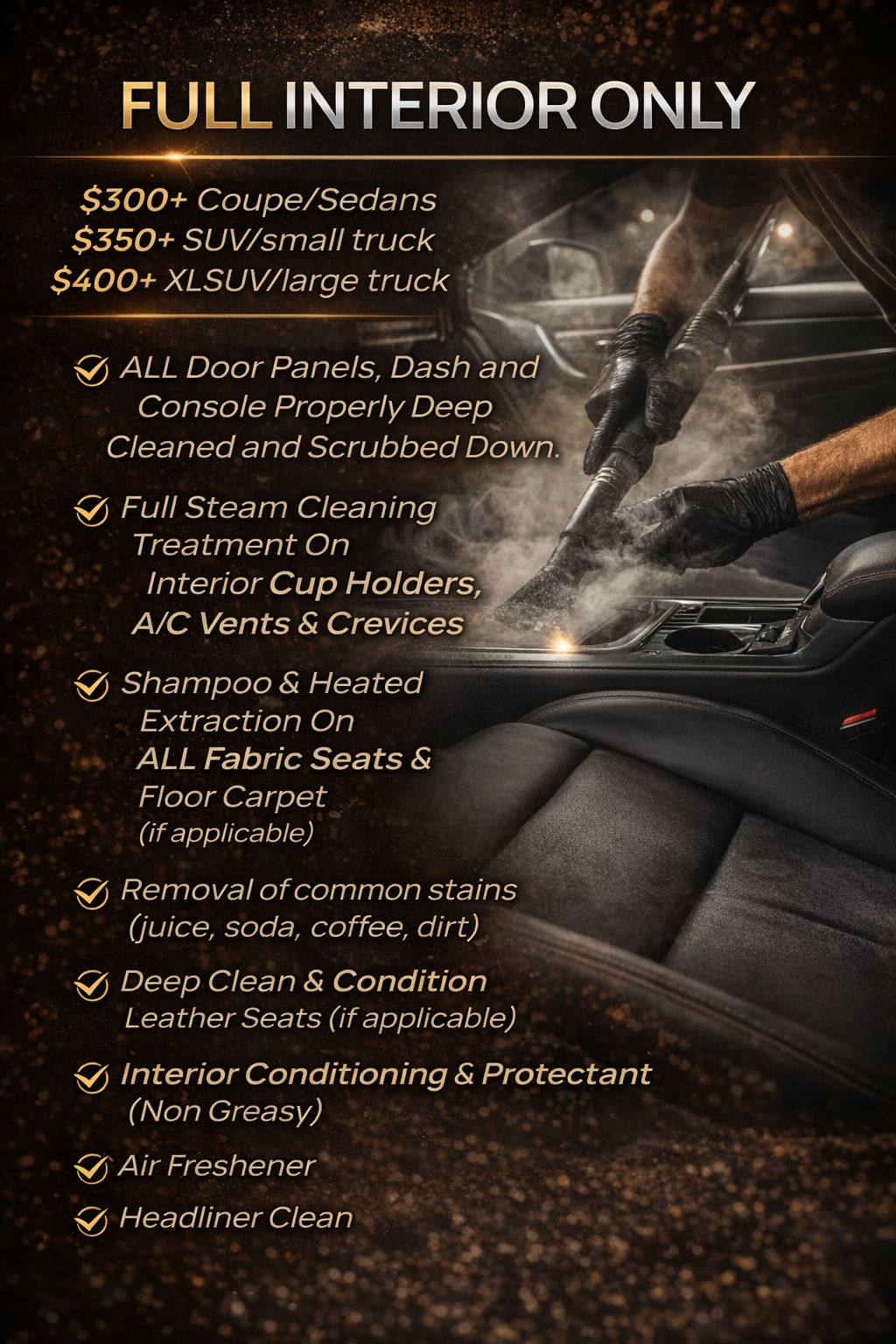 full interior detail