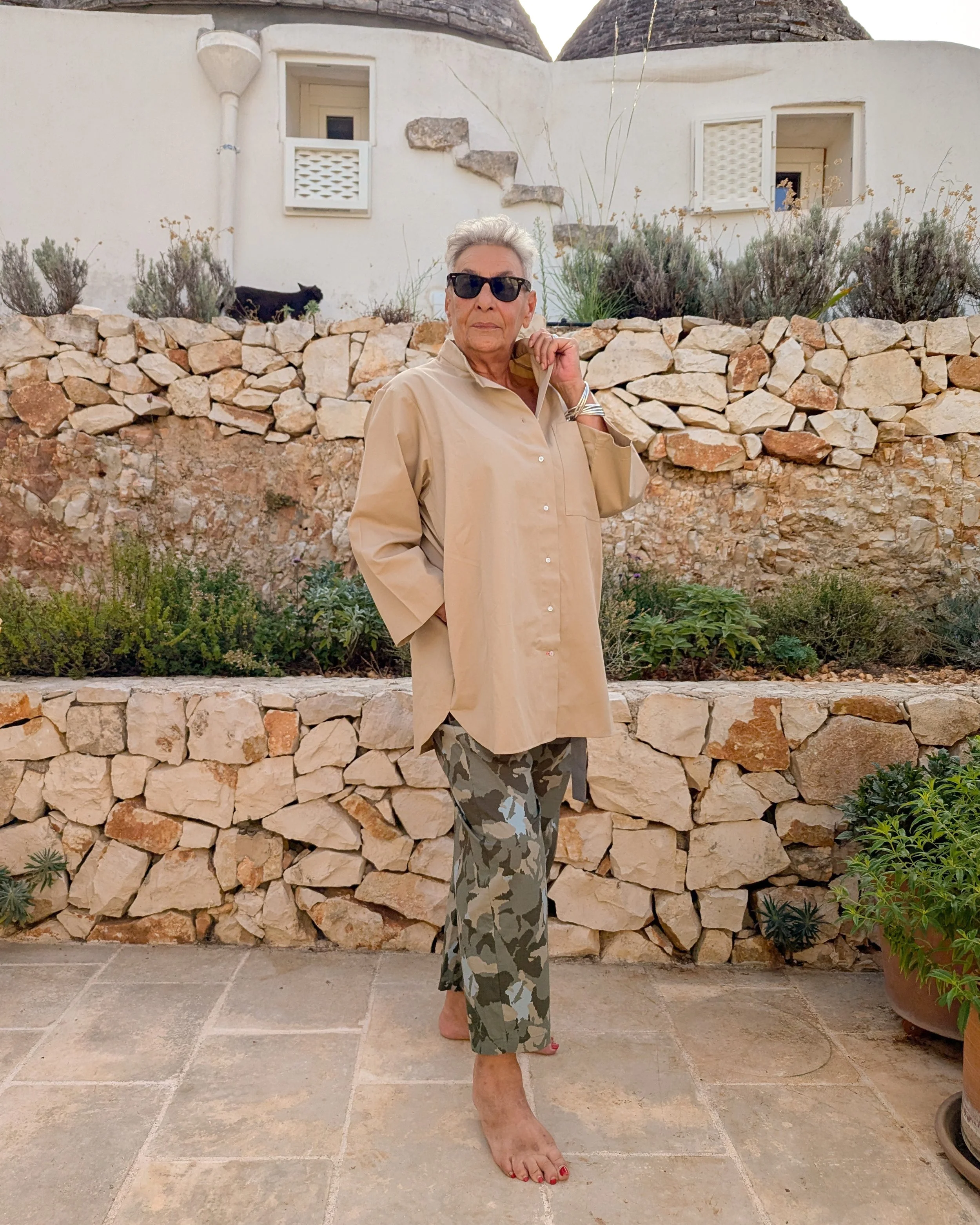Maria Pia in Bari pant with Matera shirt