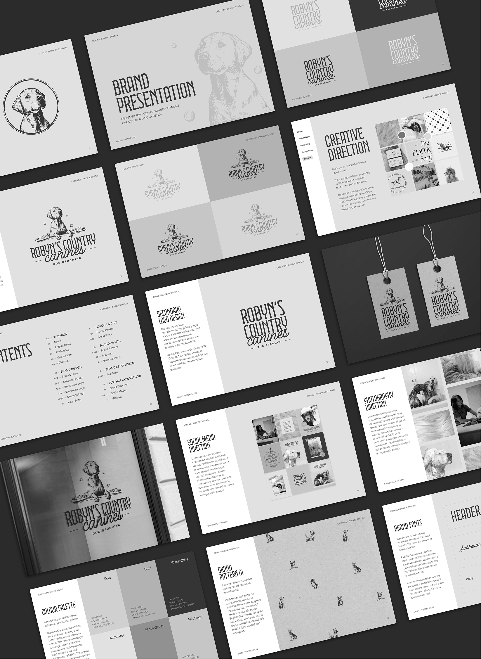 byhelen design. Professional brand identity design for small businesses.