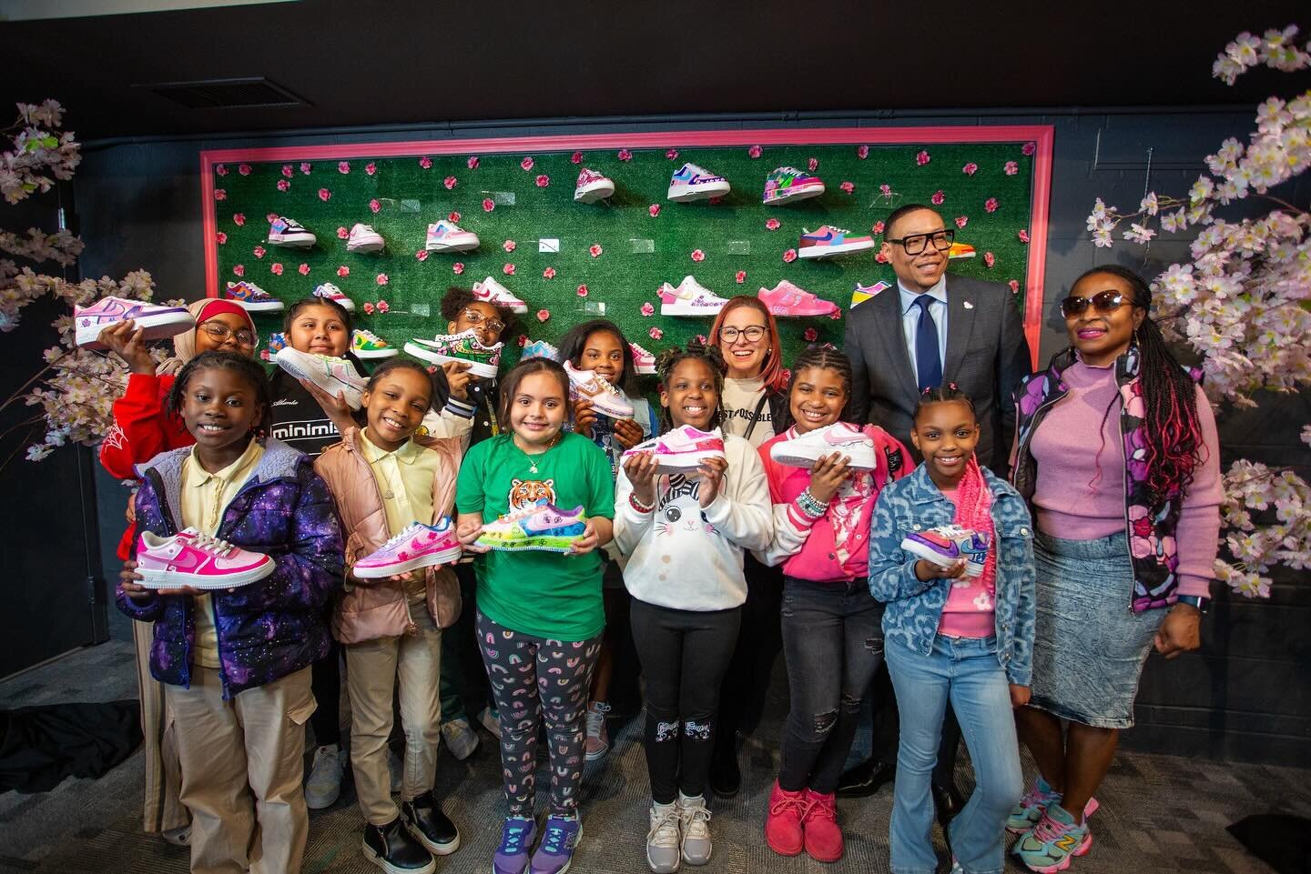 Experience Blossom Kicks for Kids TODAY, Saturday, March 23rd &amp; TOMORROW, Sunday, March 24th from 12p-4p.

📍 1330 V St NW
📸 @carnegie__ 

On Wednesday, the @cherryblossfest, in conjunction w/ @eventsdc, hosted a press event to celebration the i