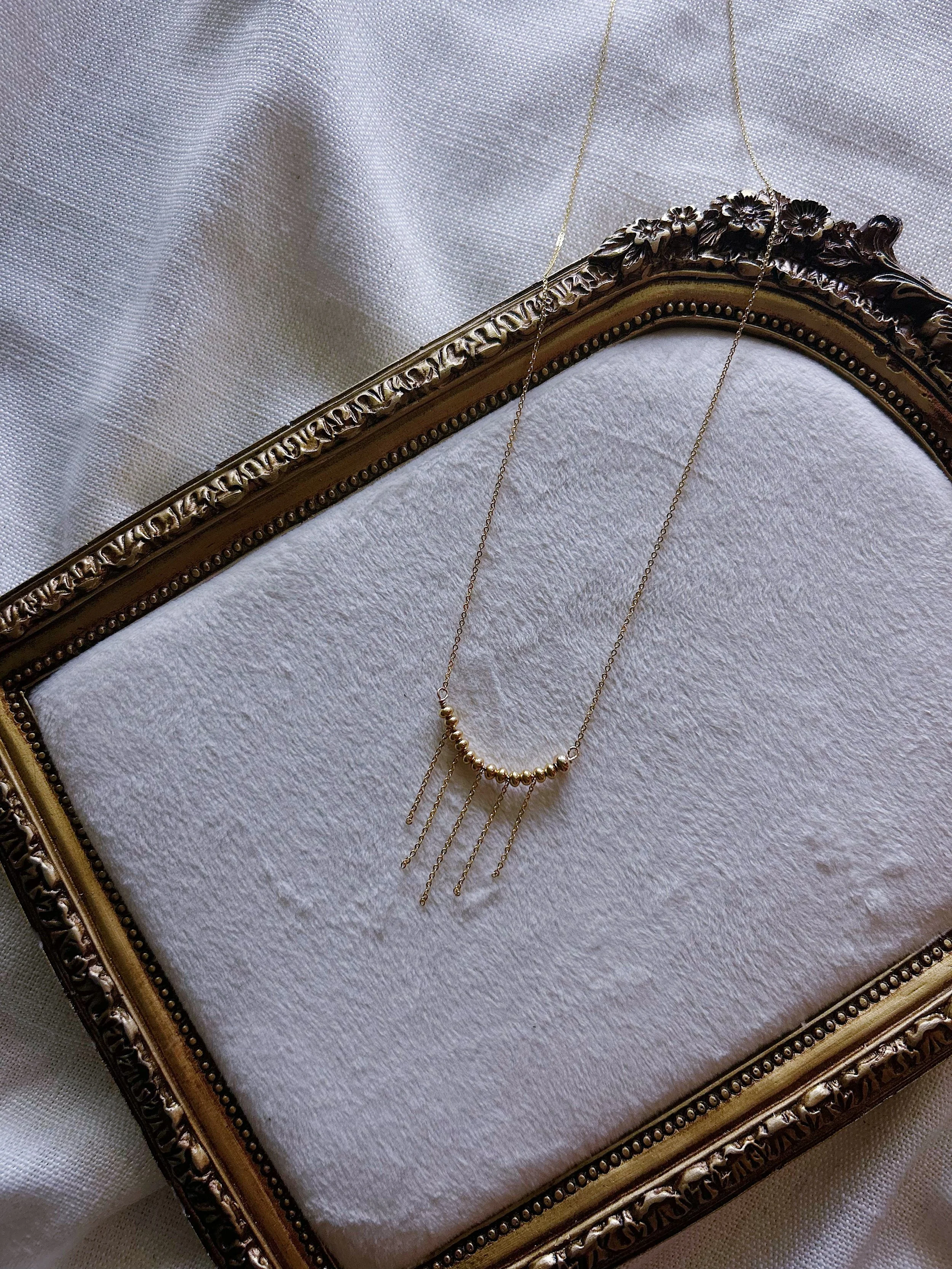 Waterfall Gold necklace