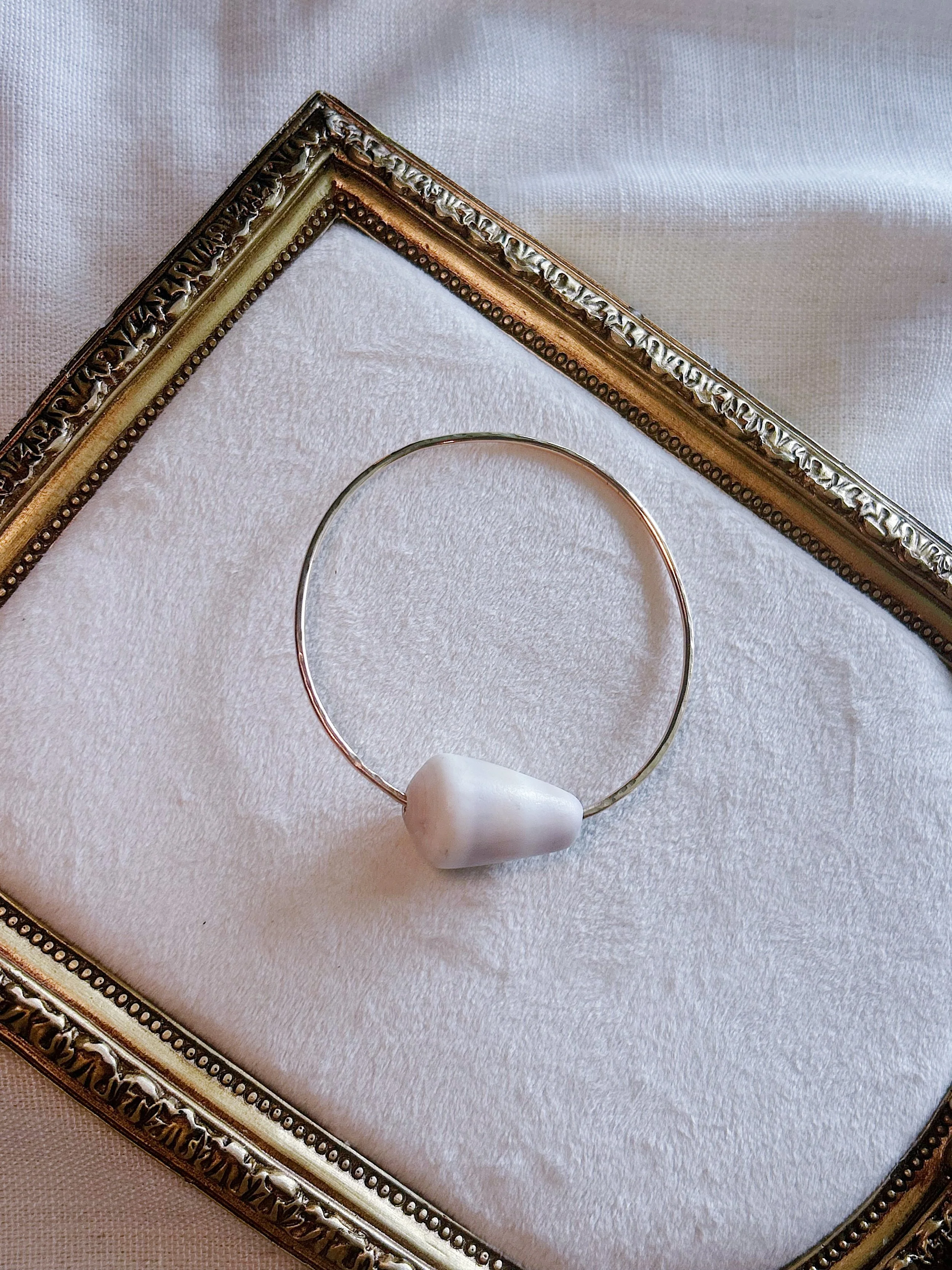 Size 8.5- Cone Shell Bangle