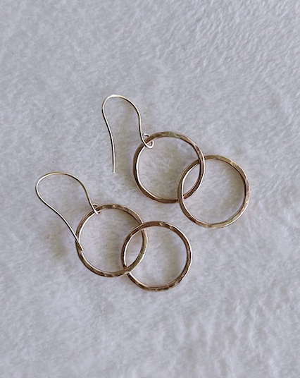 Small double hoops
