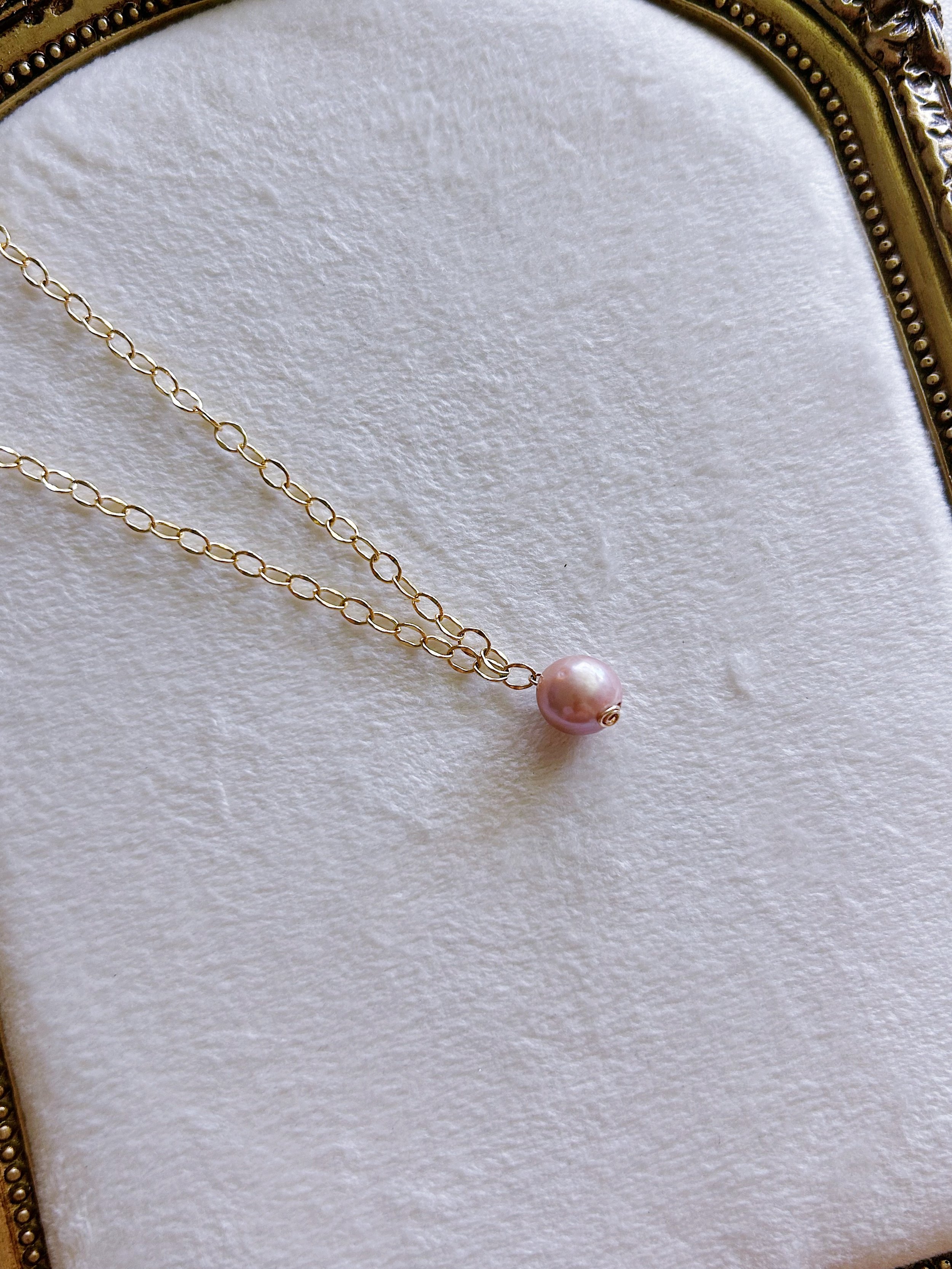 Edison Pearl Necklace- Medium Chain
