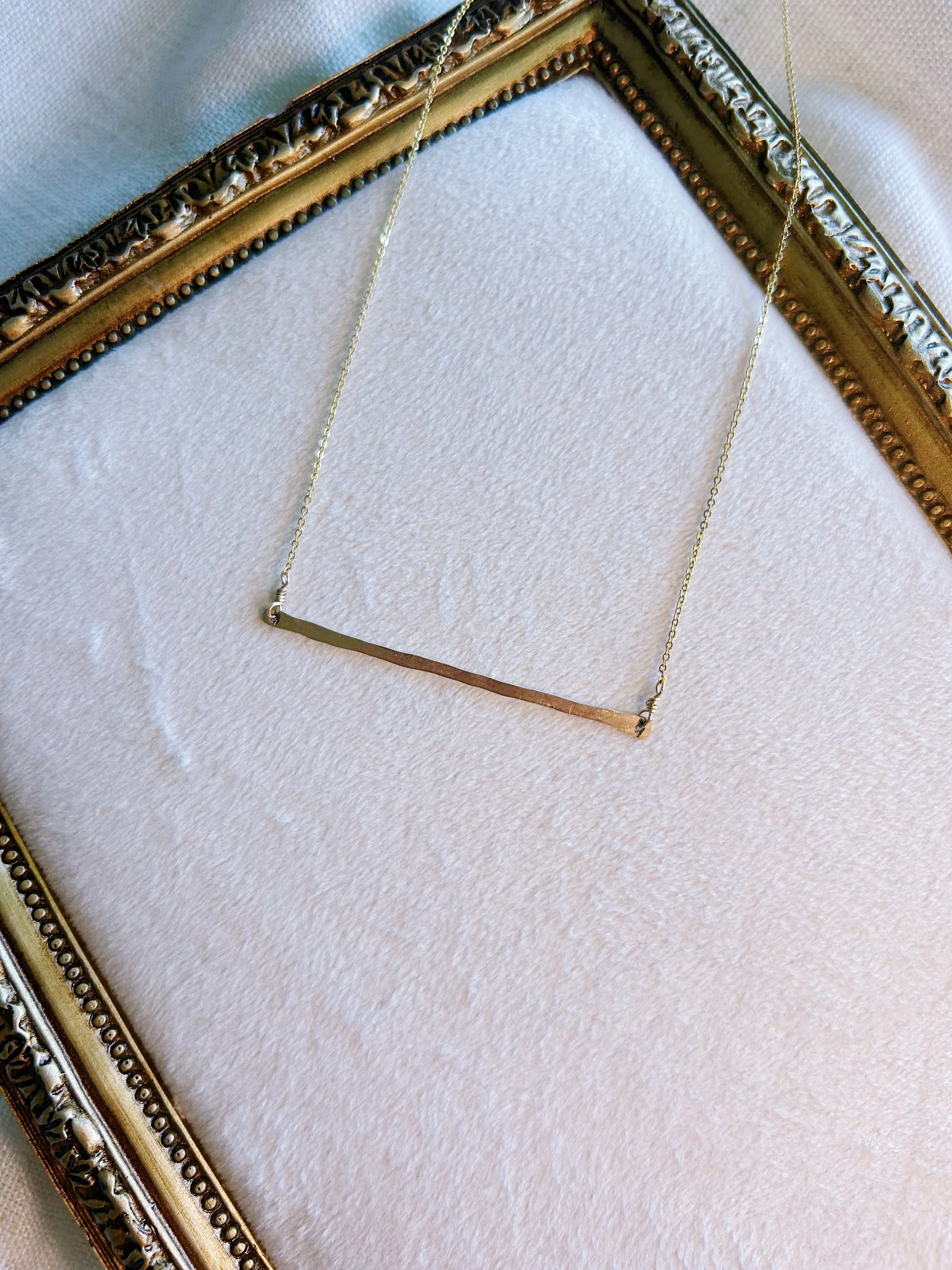 Gold Bar Necklace