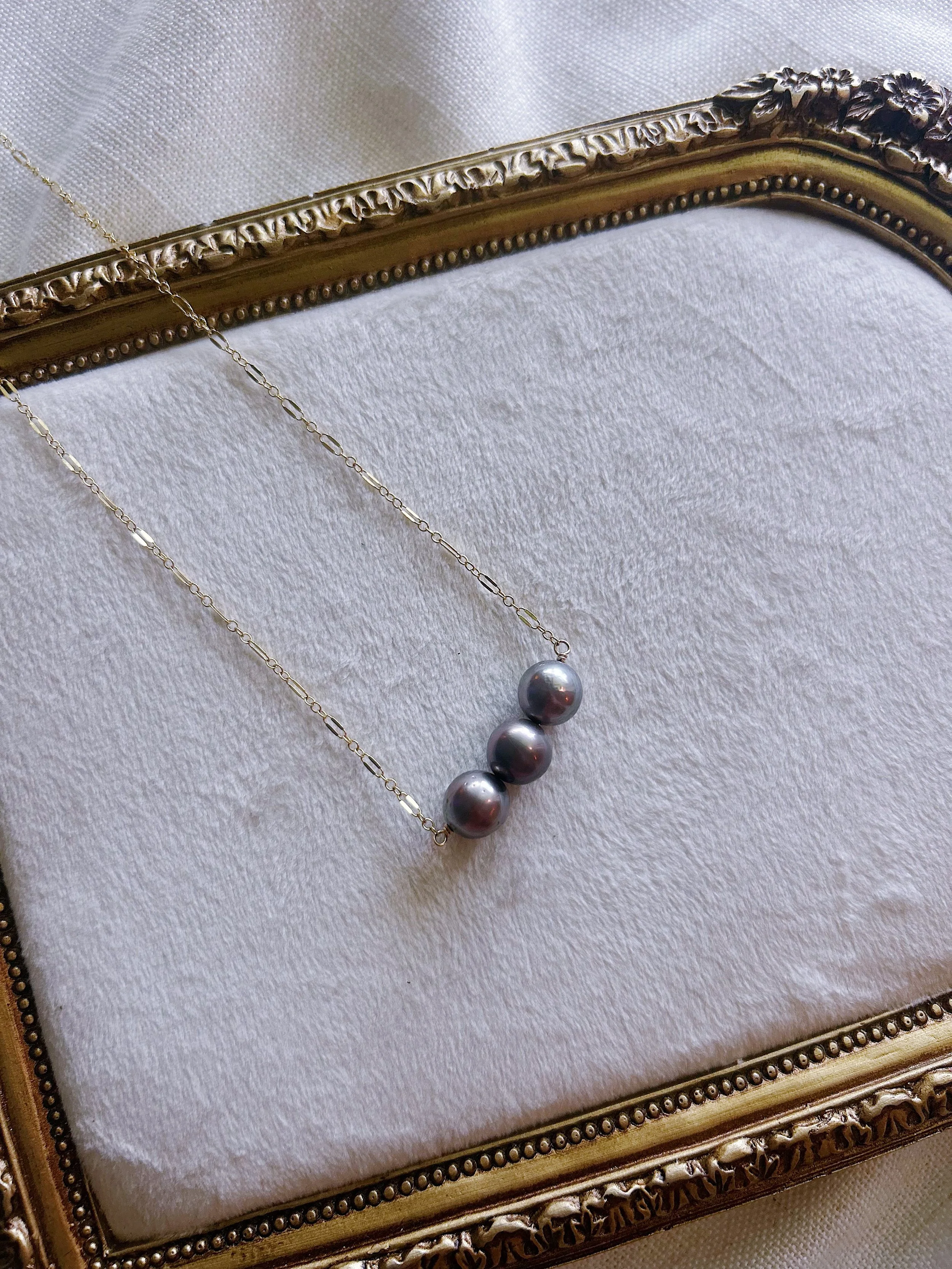Triple Luxury Tahitian Pearl Necklace