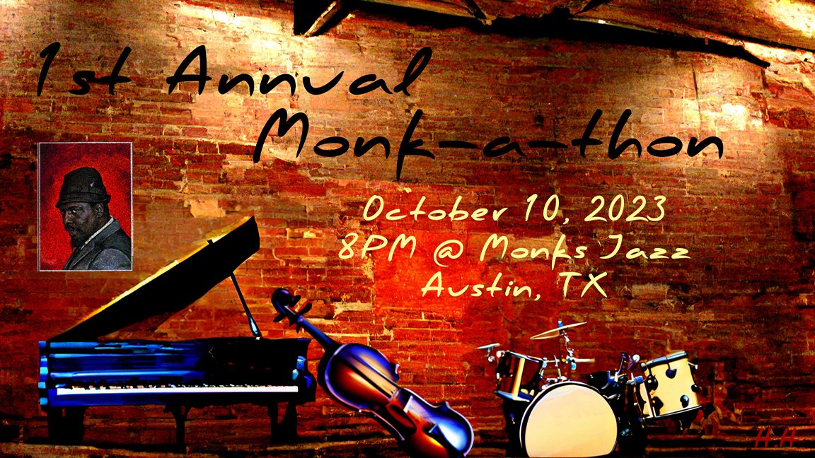 1st Annual Monk-a-Thon
A vibrant tribute to jazz legend Thelonious Monk,
bringing musicians together to celebrate his groundbreaking compositions
and enduring influence. This annual event honors Monk’s legacy
with performances that echo his innovativ