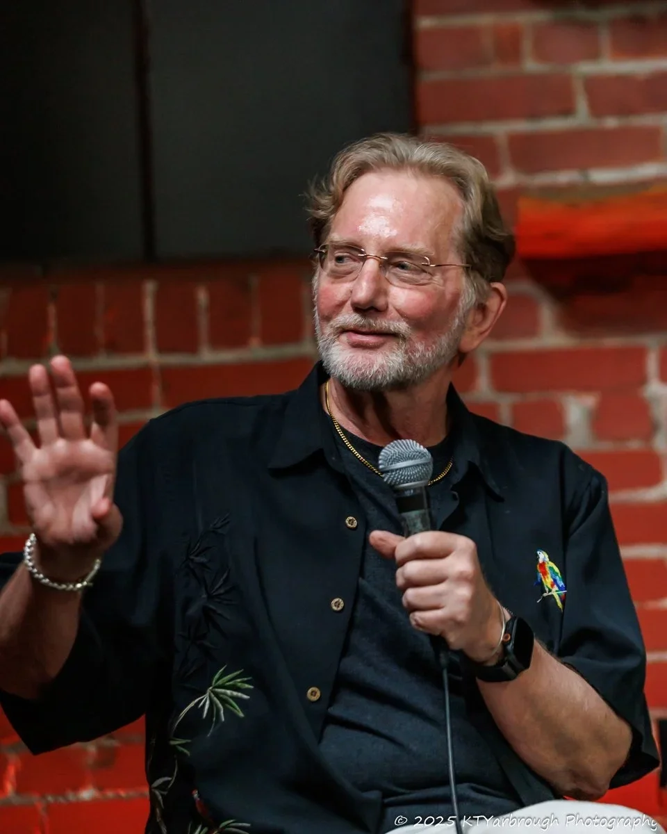Jazz pianist Hank Hehmsoth presenting a jazz history lecture and storytelling concert program combining live performance with educational commentary about jazz composers and improvisation.