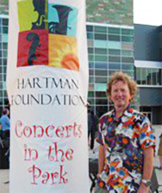 Austin Symphony Big Band outdoor concert featuring Hank Hehmsoth at the Long Center in Austin Texas