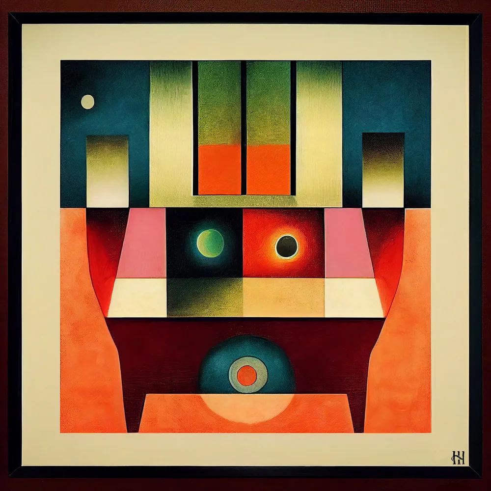 Piano Mind, an abstract jazz artwork by Hank Hehmsoth
