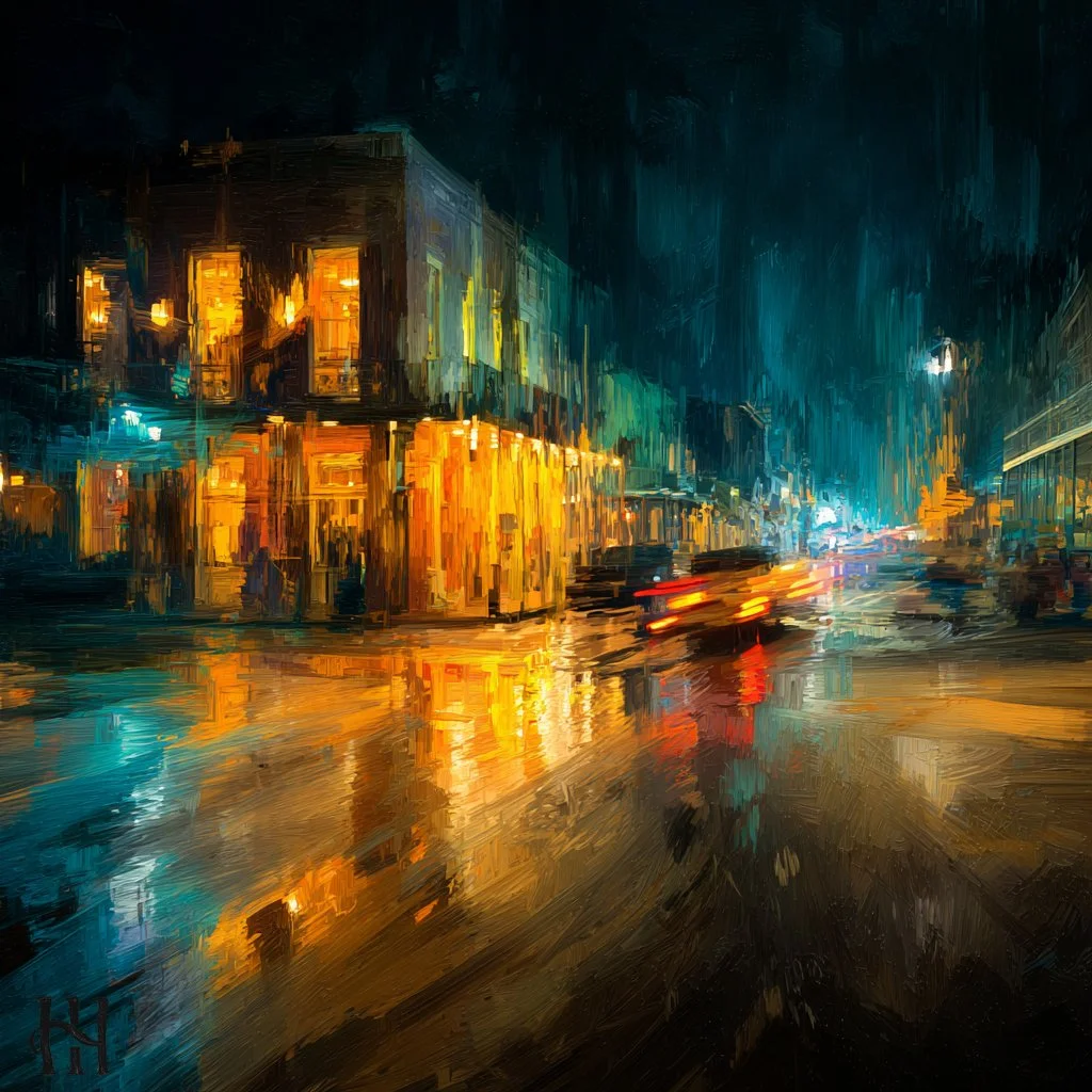 Mud Slide  
Giclée on canvas, 2026  
© Hank Hehmsoth