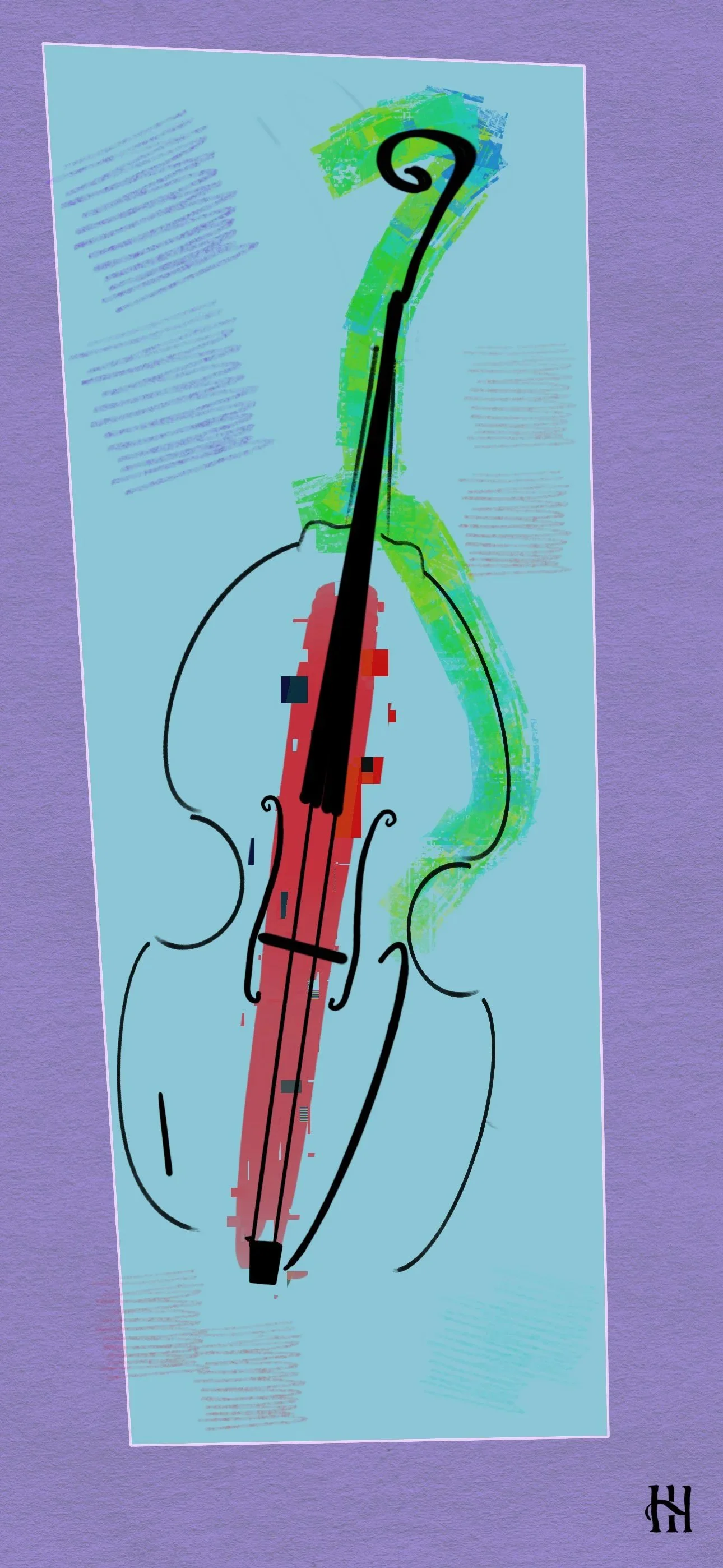 Bass for Utah (2025)
Giclée on canvas, 2026
© Hank Hehmsoth