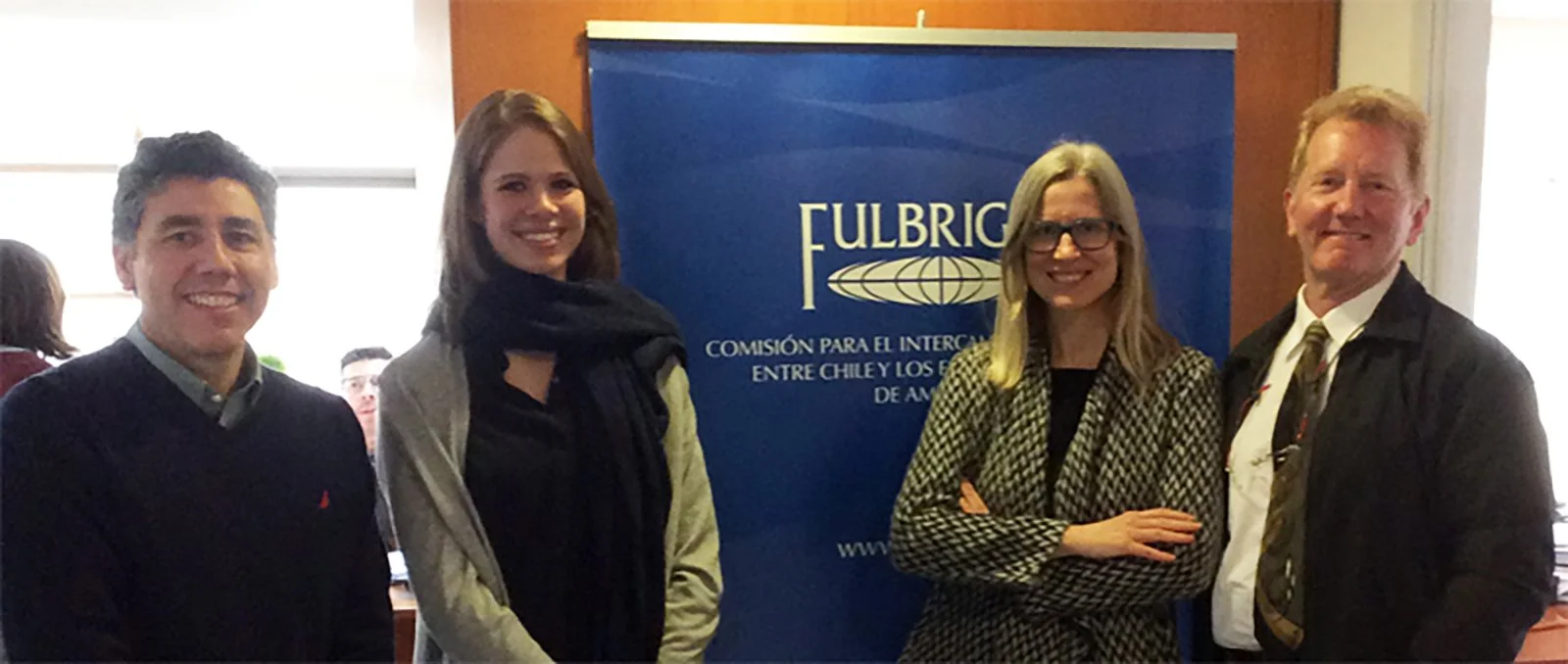 Hank Hehmsoth meeting at Fulbright offices in Santiago Chile as a Fulbright Specialist