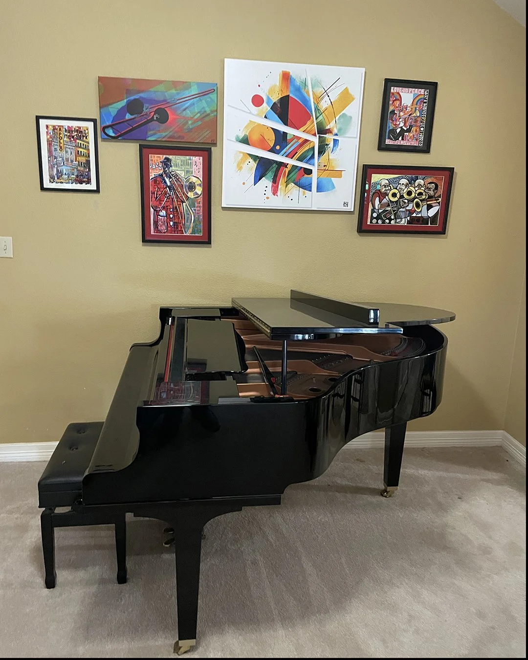 Seeing Sound / Hearing Color
in the home of Richard Birk, Brazosport, Texas