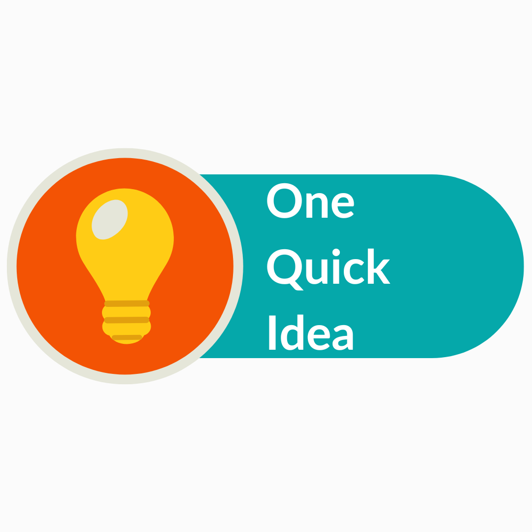 One Quick Idea to Keep Your Sanity During Insanely Busy Times