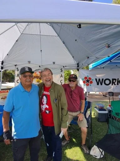 SACA President Trejo with Kevin Dahl Ward 3 Council