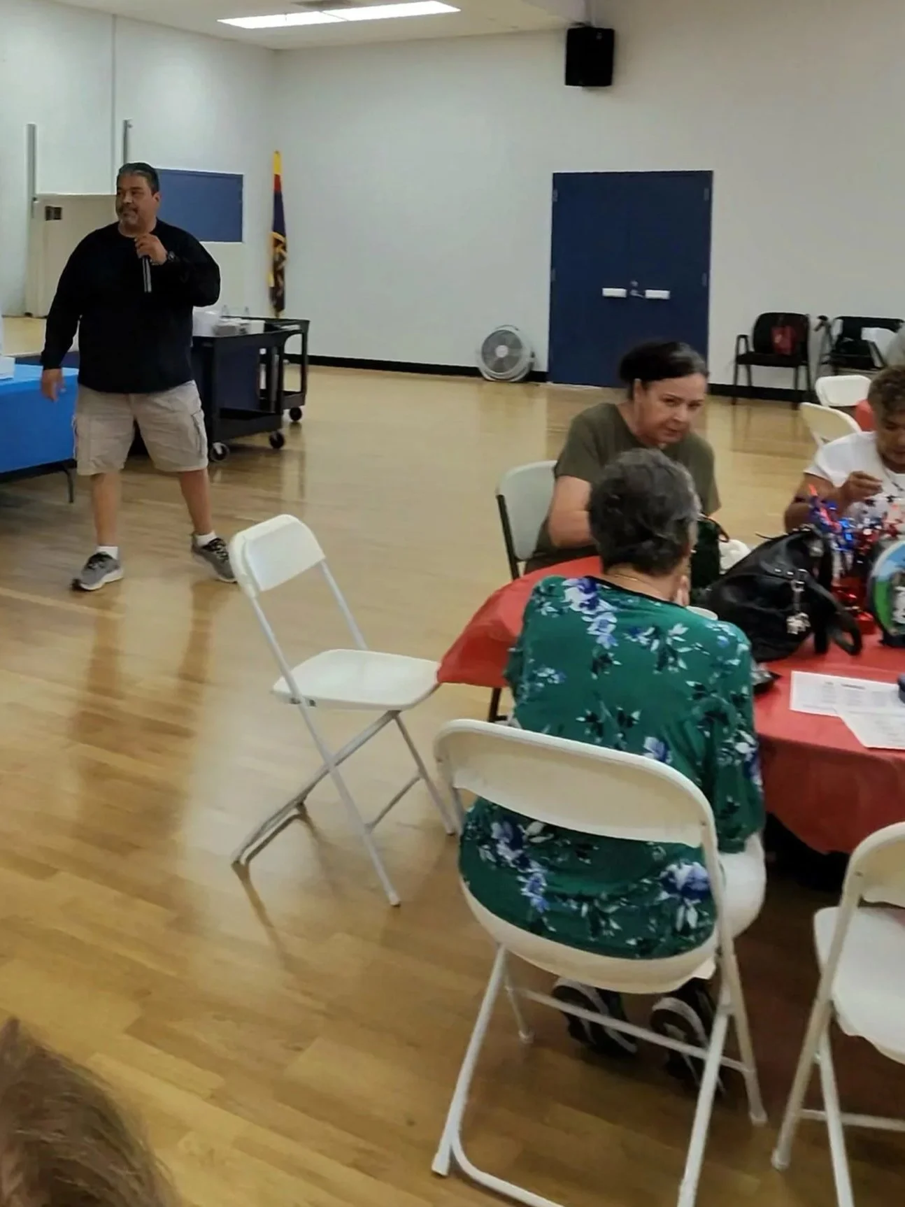 Emcee Alfredo Quiroga welcomes participants
