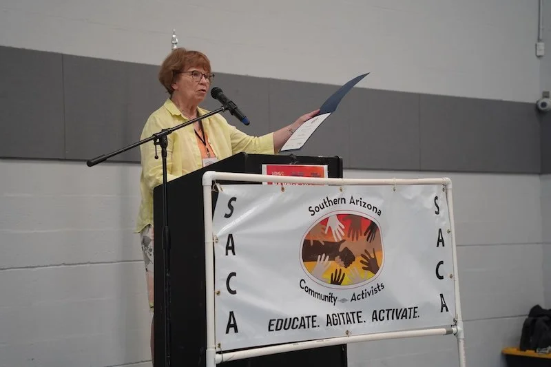 SACA Recording Secretary Kay Davis