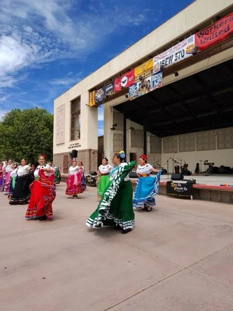 Mexican dancing presentation
