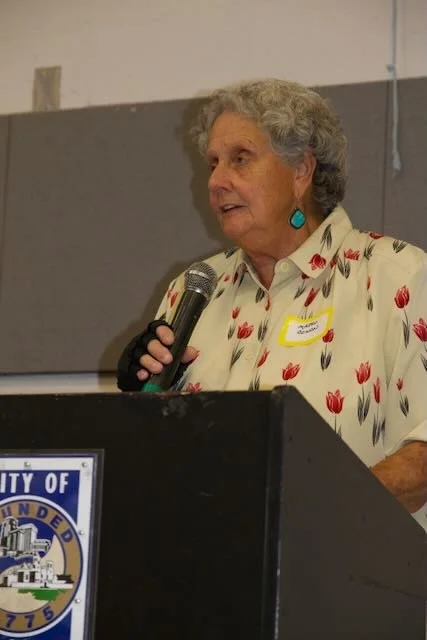  Margo Cowan, former Pima County Public Defender, Coordinator of Pima County Justice for all Petition, immigrant rights attorney, and community activist, introduces Kat Rodriguez