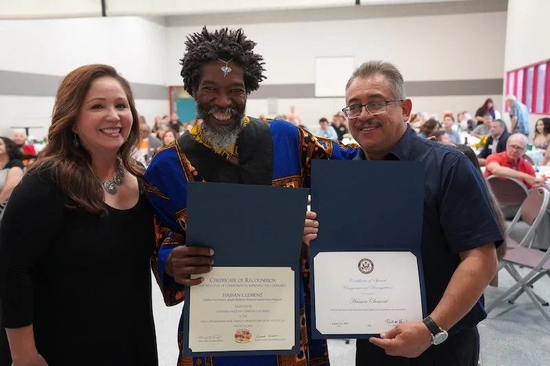 Adelita Grijalva, Hassan, Ruben Reyes