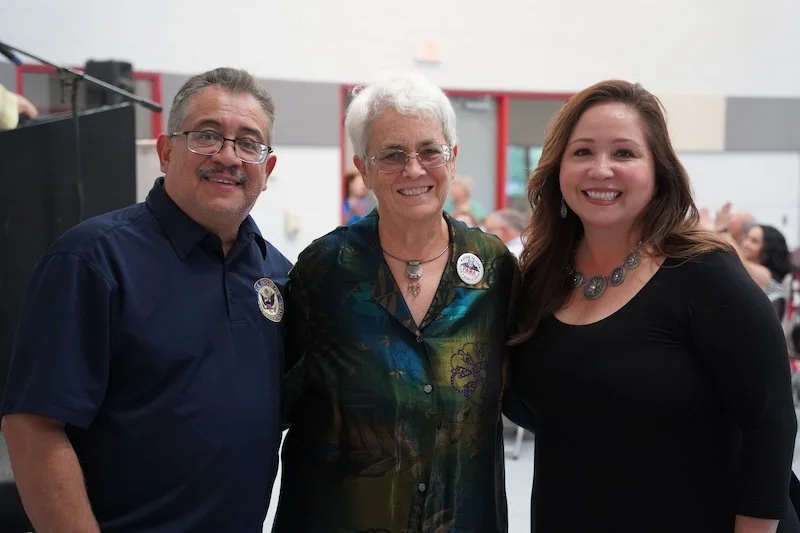 Ruben, Carolyn Shafer, and Adelita