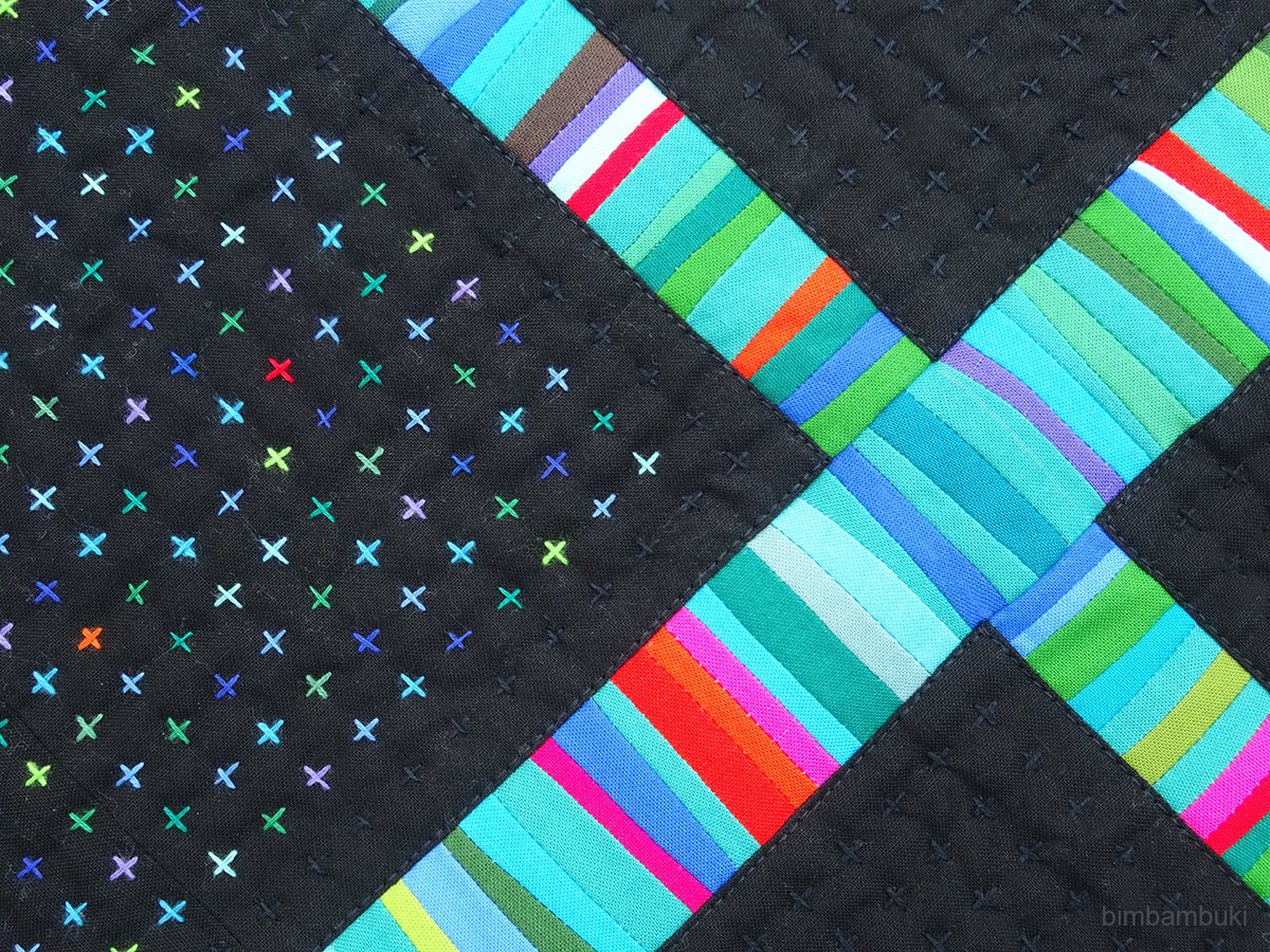 bimbambuki Happy X Quilt 2.JPG