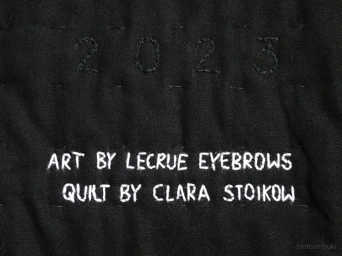 bimbambuki LeCrue Eyebrows Quilt 06.JPG