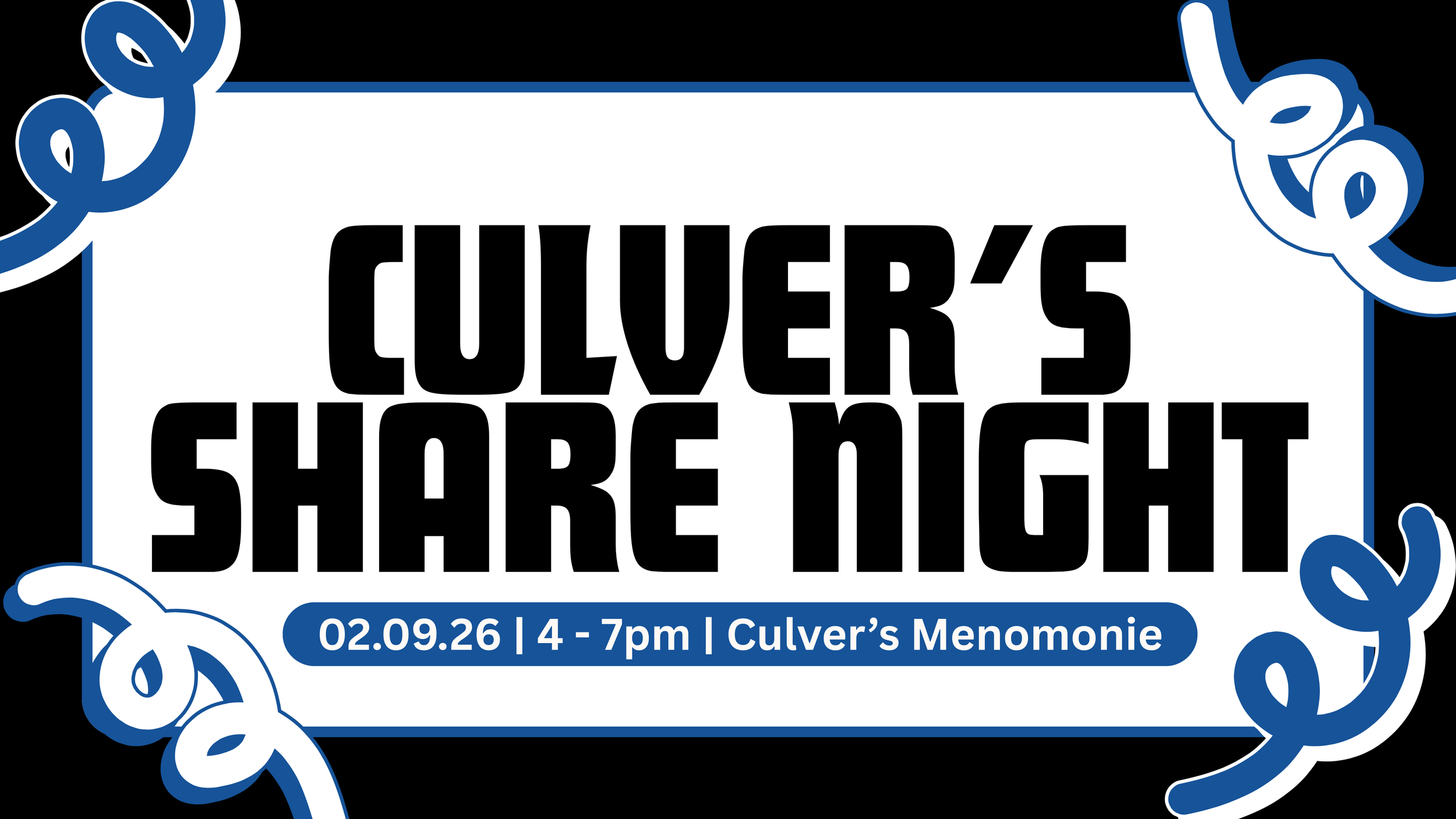 Culver's Share Night