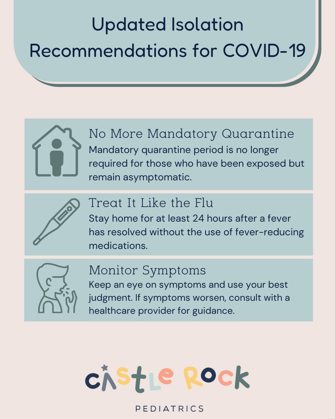 Navigating the New COVID-19 Isolation Guidelines 

With the ever-evolving situation surrounding COVID-19, staying informed is key to keeping our communities safe and healthy. The latest guidelines bring a significant change, aligning more closely wit
