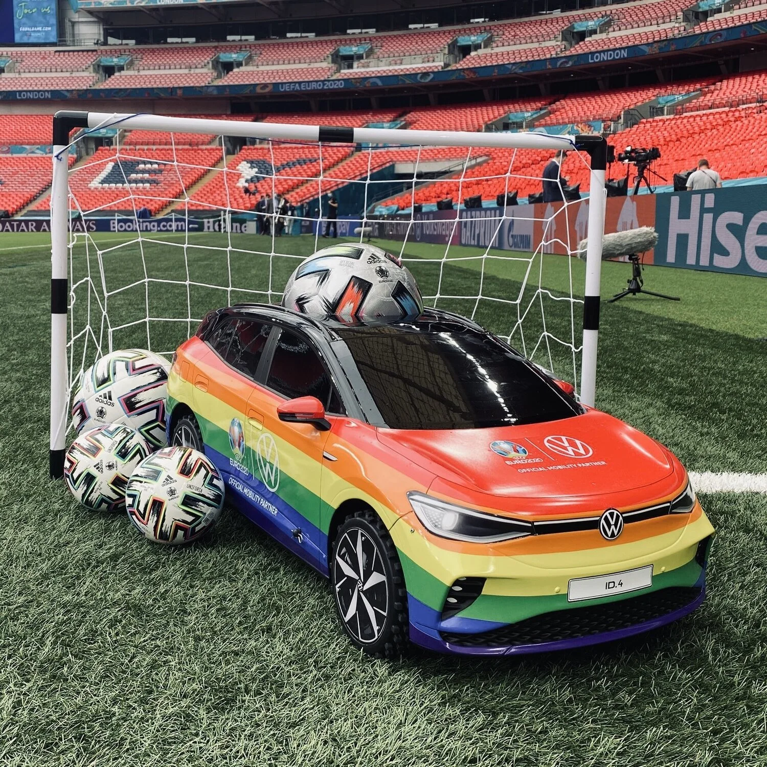 Tiny Football Car with Volkswagen UK