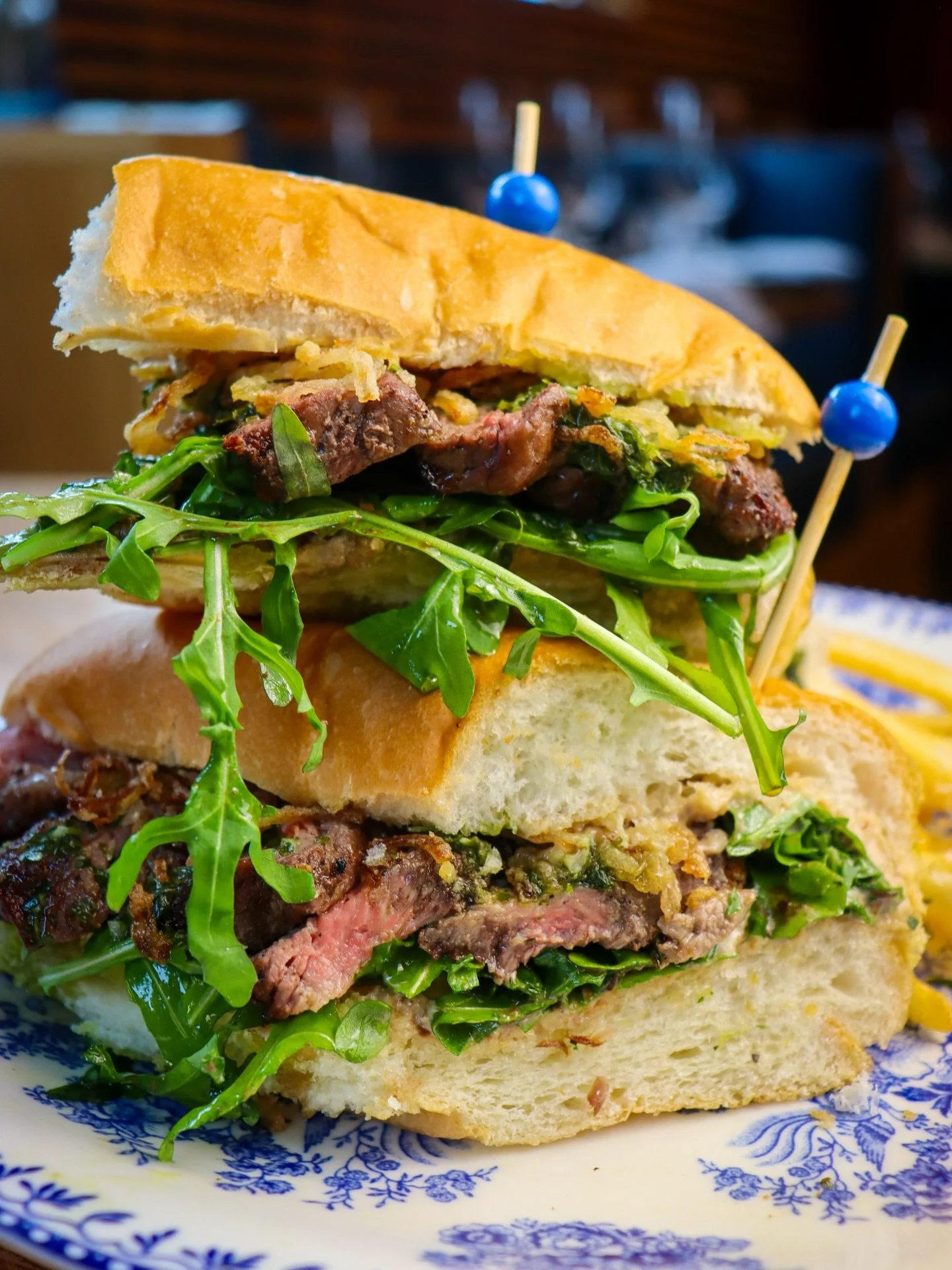 If you&rsquo;re nearby, this is your sign. ‼️today&rsquo;s lunch specials: flat iron steak sandwich,  roasted garlic &amp; shallot aioli, parmesan and rosemary fries. ➕House made squid ink calamari tonnarelli bolognese!