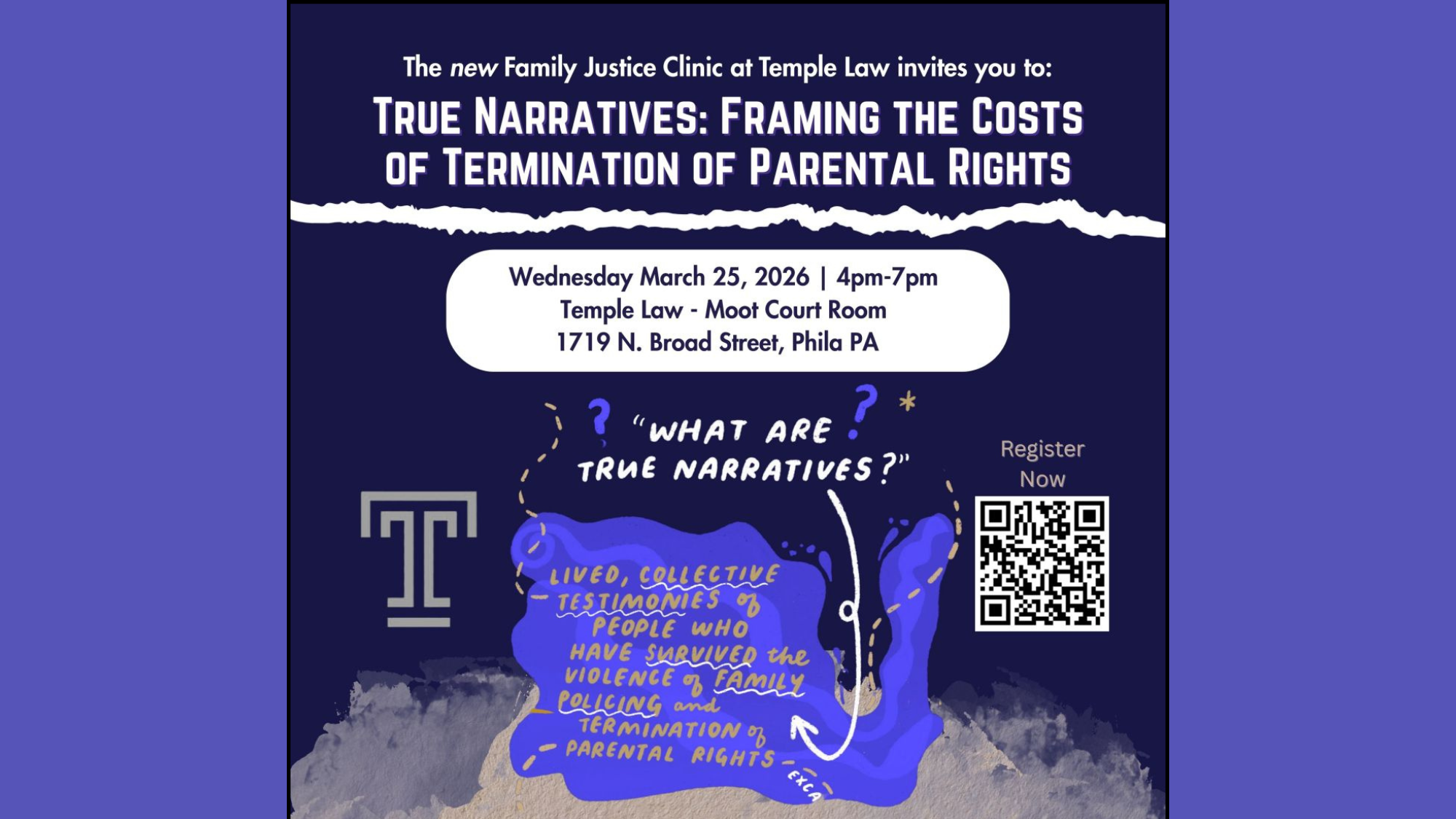 Family Justice Clinic: True Narratives - Framing the Costs of Termination of Parental Rights