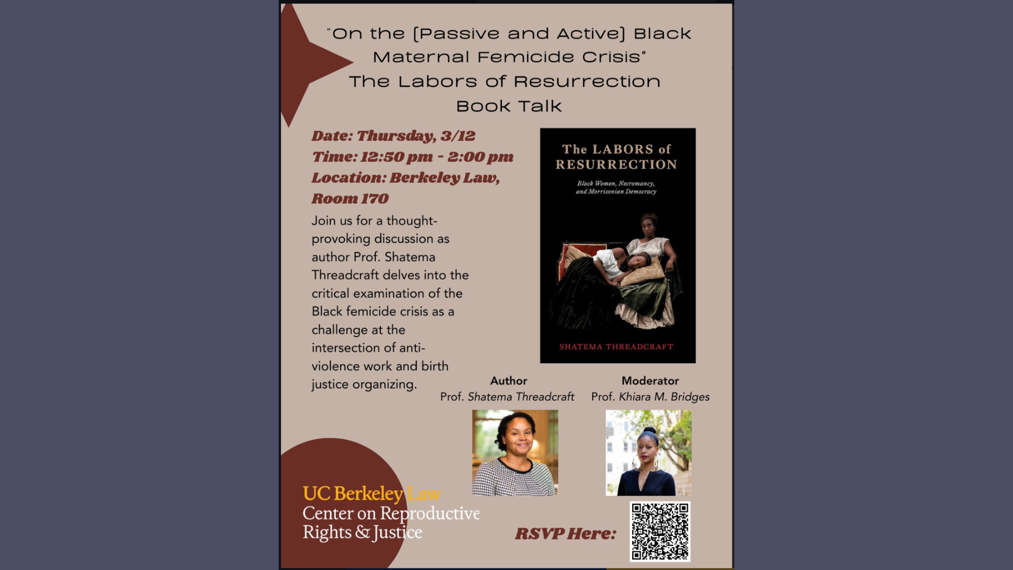 The Labors of Resurrection Book Talk